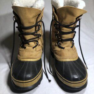 Sorel Caribou Waterproof NM1000-281 Buff Boot Men's 8